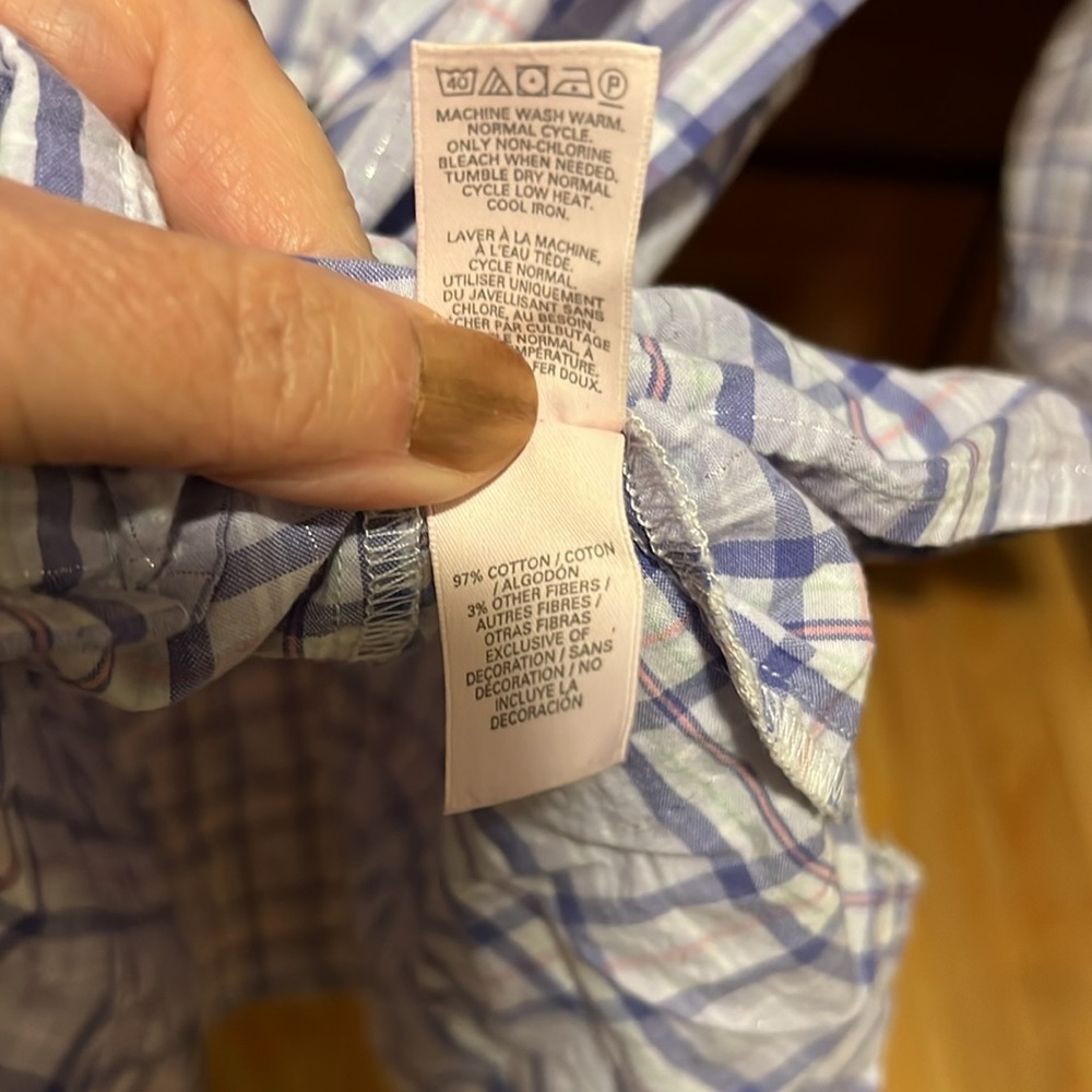 Victoria’s Secret plaid cotton nightshirt size small. V109 - Picture 4 of 4